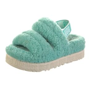 Ugg S9 Teal Blue Green Slingback Very Comfortable Sandals Indoor/ Outdoor